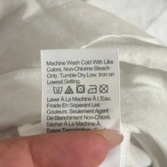 NWT J Crew Factory Maxi Dress Cotton White Size 14 - Picture 6 of 12